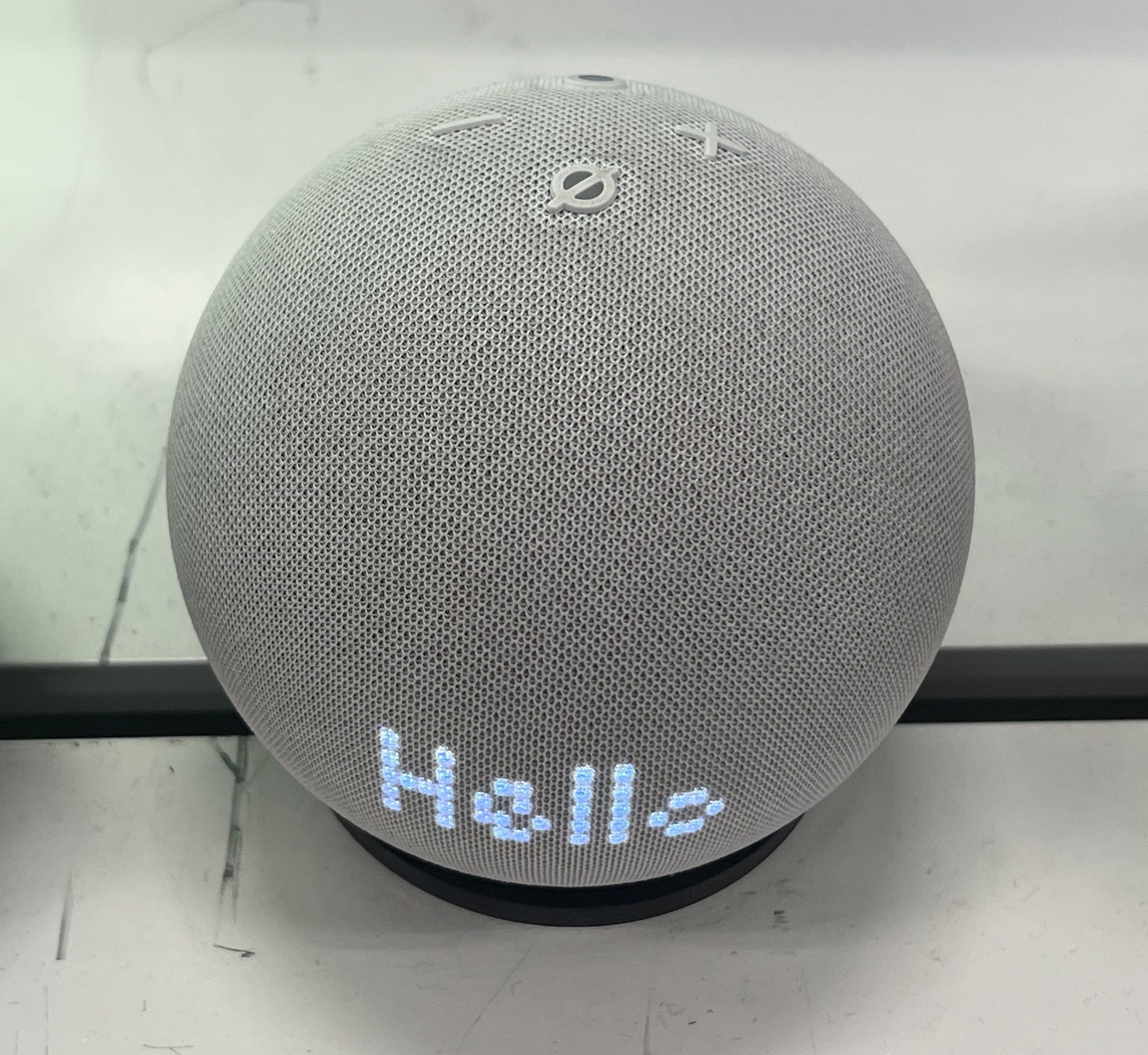 Amazon Echo Dot 5th generation smart speaker in charcoal