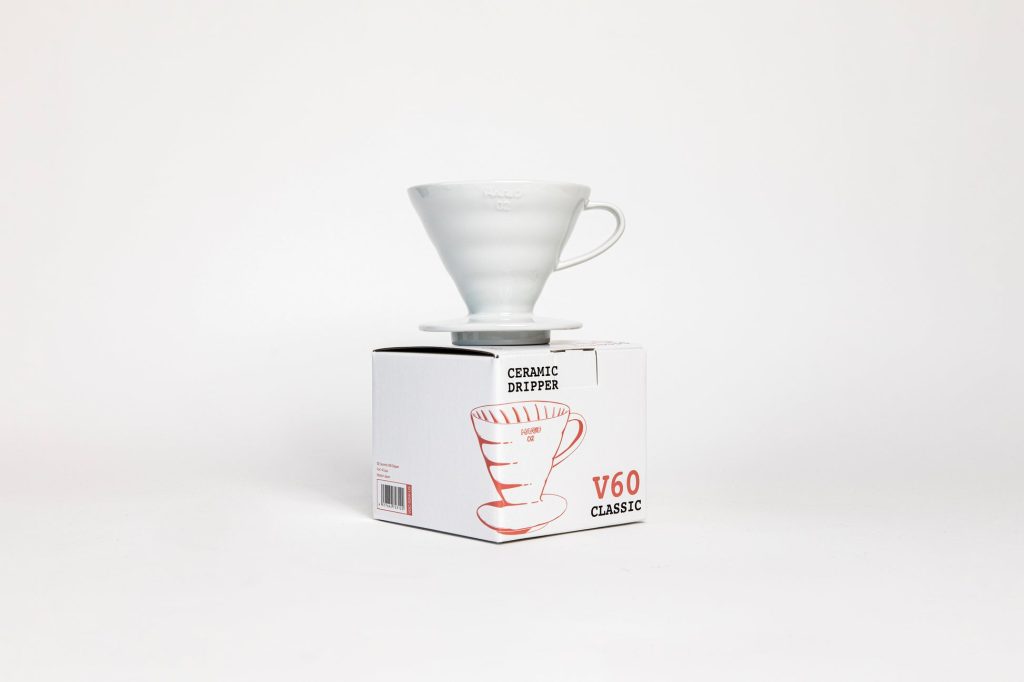 Hario V60 Ceramic Coffee Dripper Size 02 White product photo
