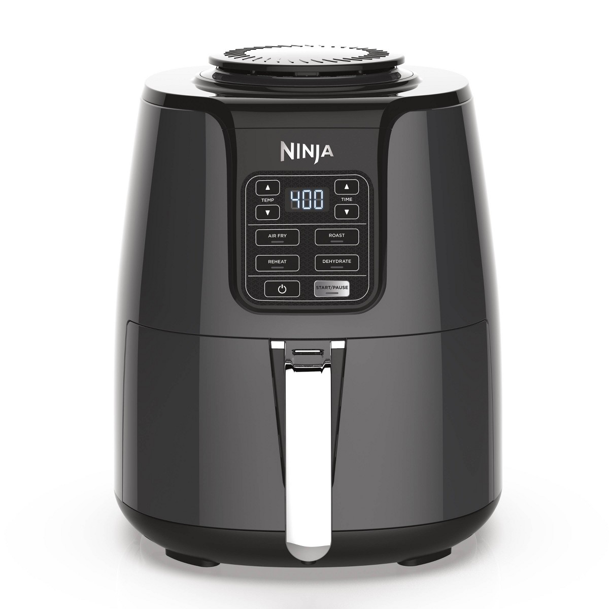 Ninja AF101 4-quart air fryer in black and gray