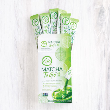 Aiya Matcha To Go single-serve travel packets box product photo