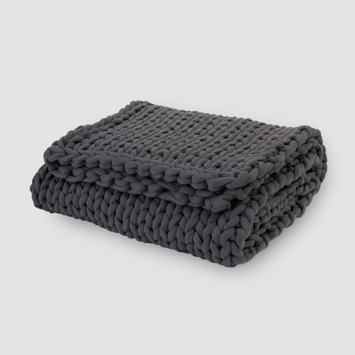 Bearaby organic cotton hand-knit weighted blanket product photo
