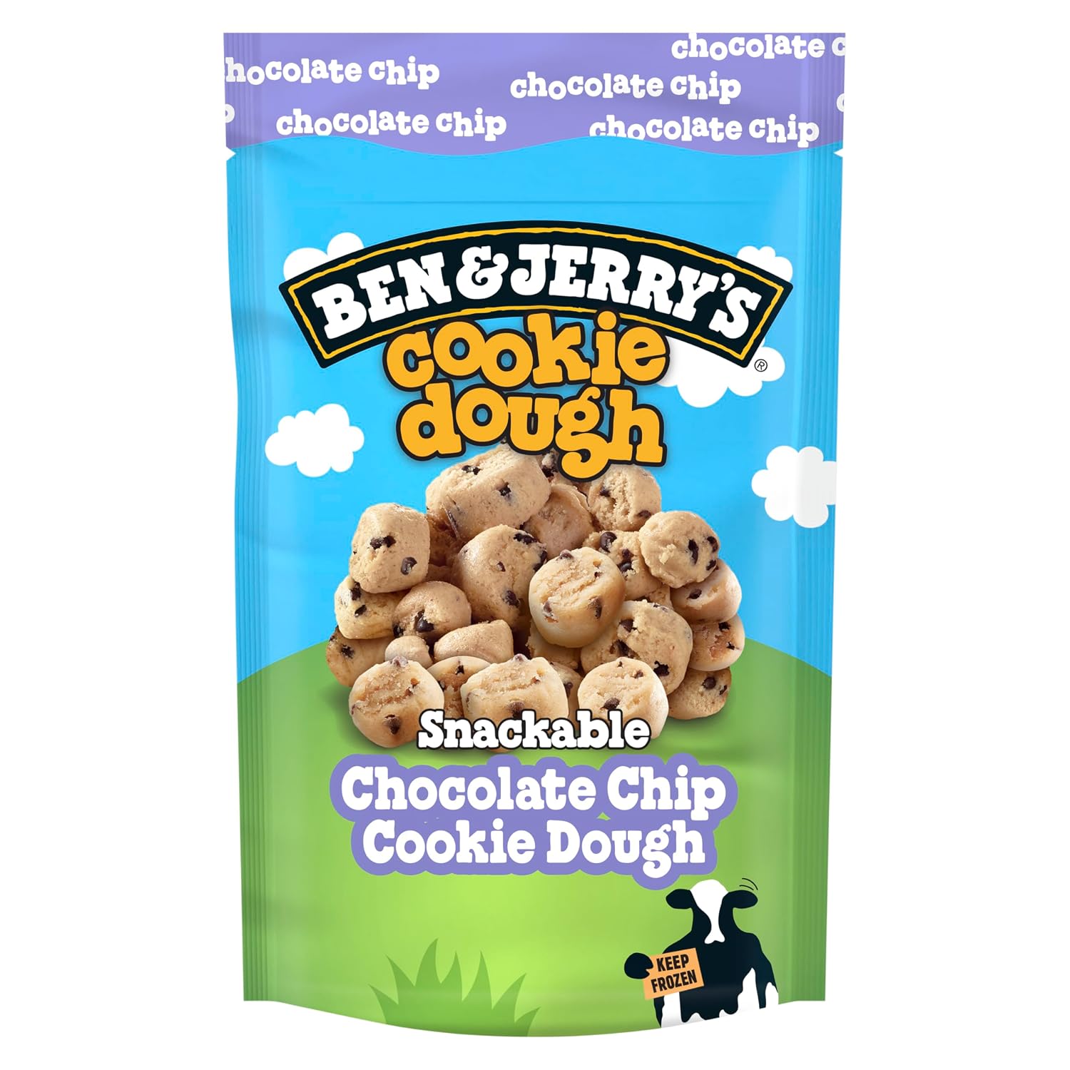 Ben and Jerry's Chocolate Chip Cookie Dough Chunks bag