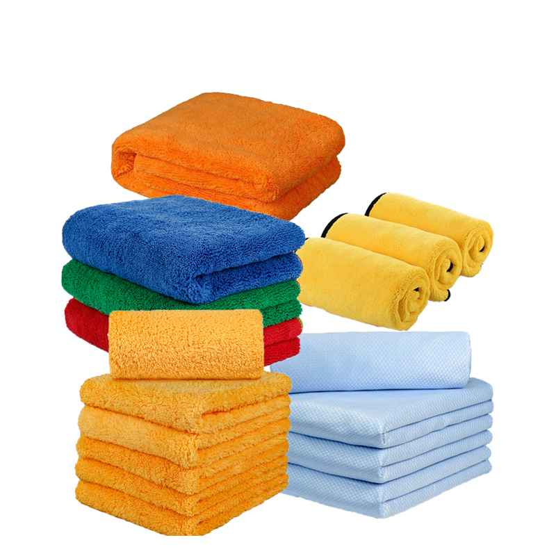 CarCarez edgeless microfiber towels 6-pack in assorted colors product photo