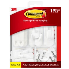 Command General Purpose Variety Kit damage-free hooks and strips