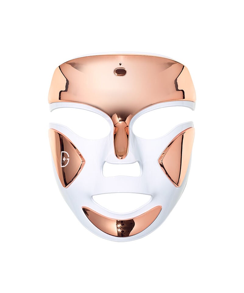 Dr. Dennis Gross SpectraLite FaceWare Pro rigid rose gold and white LED mask