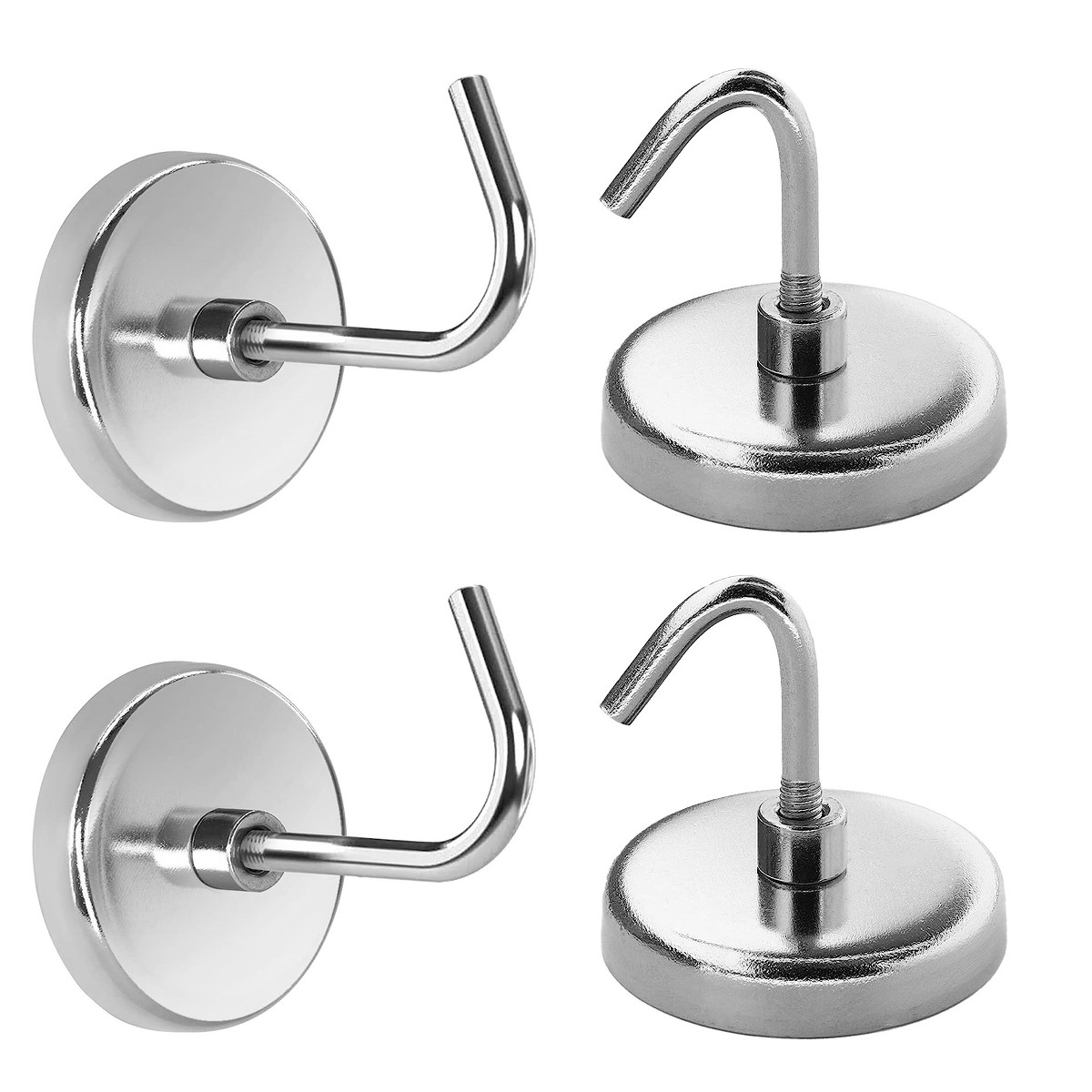 Heavy duty magnetic hooks for cruise cabin walls