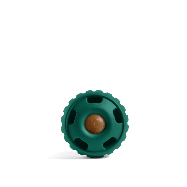 WOOF Pupsicle green interactive fillable dog toy