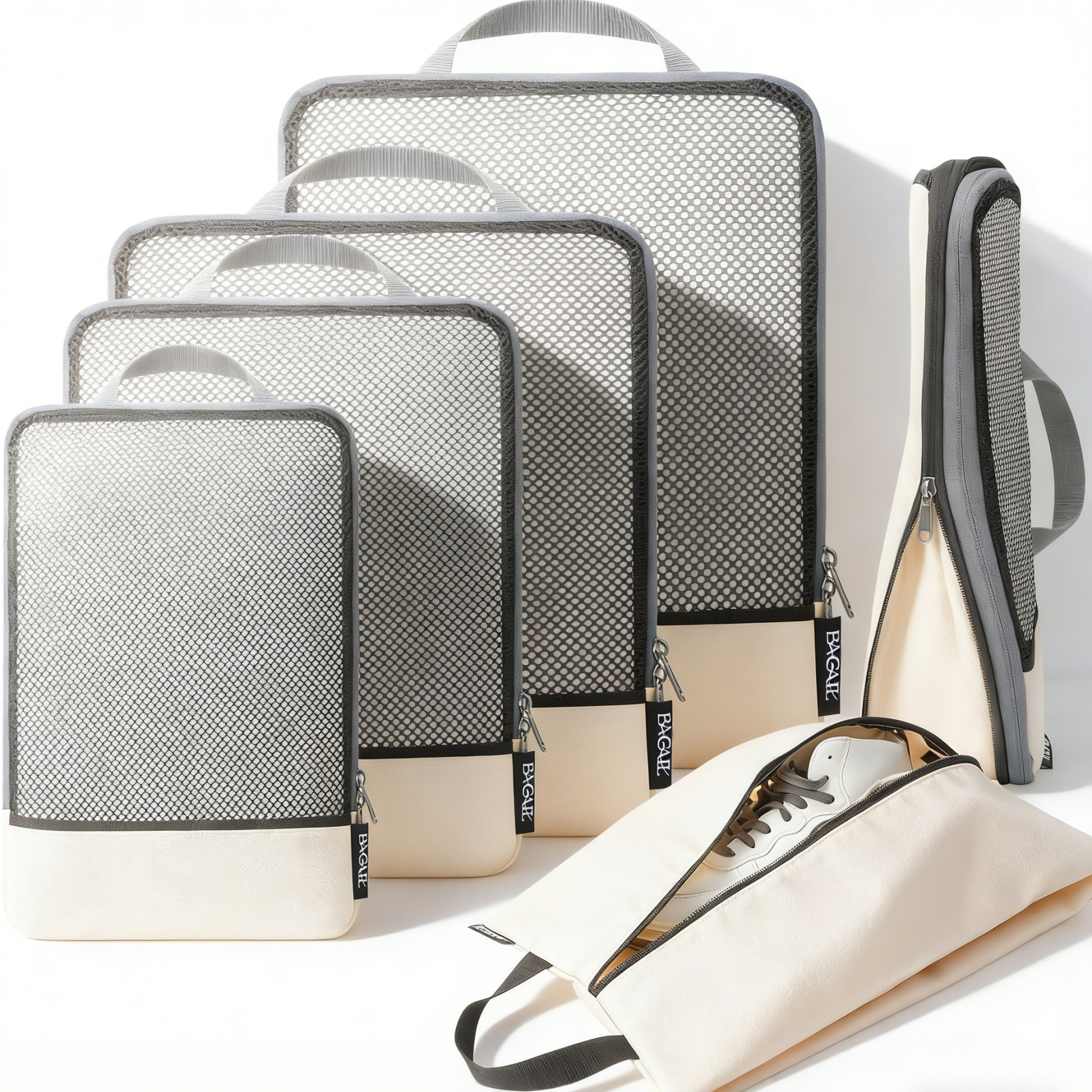 BAGAIL compression packing cubes six-piece set