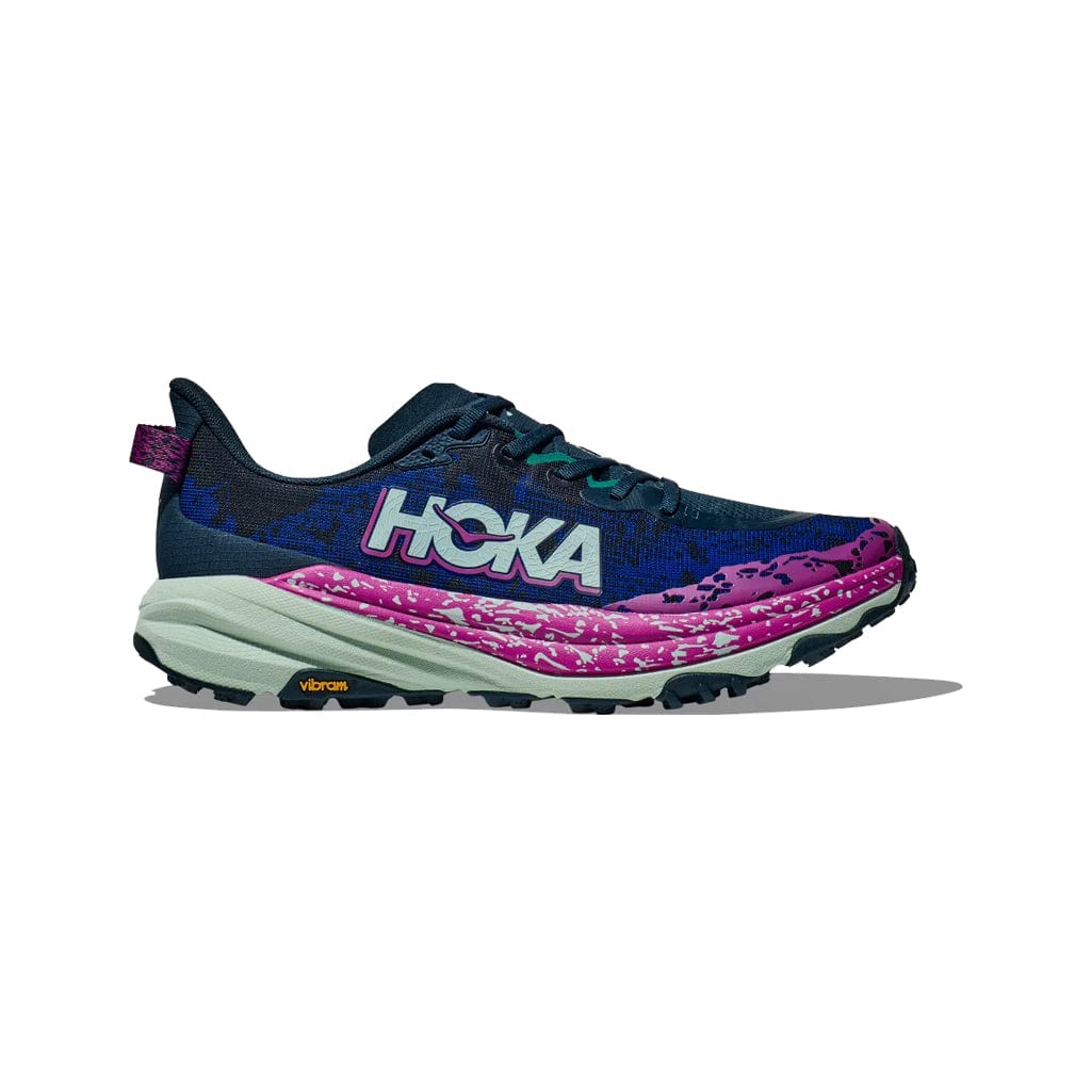 HOKA Speedgoat 6 trail running shoe with Vibram outsole