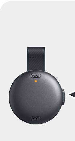 soundcore Work by Anker coin-sized AI voice recorder with wearable clip