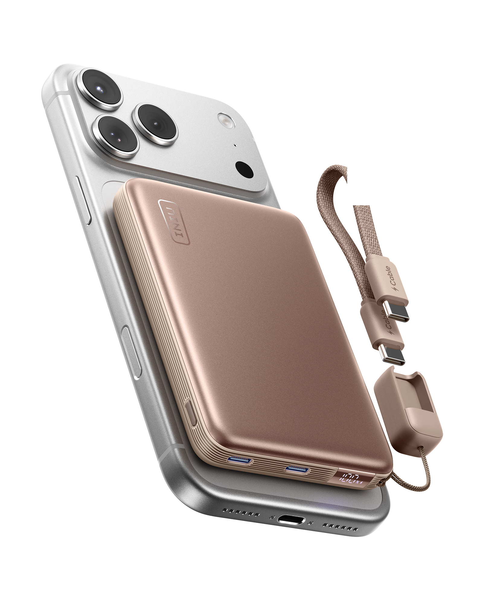 INIU SnapGo Qi2 magnetic power bank product photo