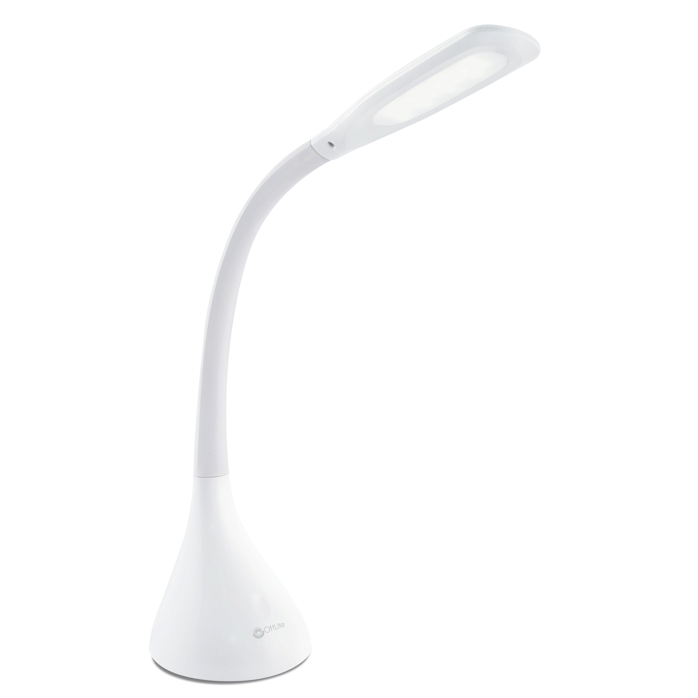 OttLite Creative Curves LED desk lamp with flexible neck