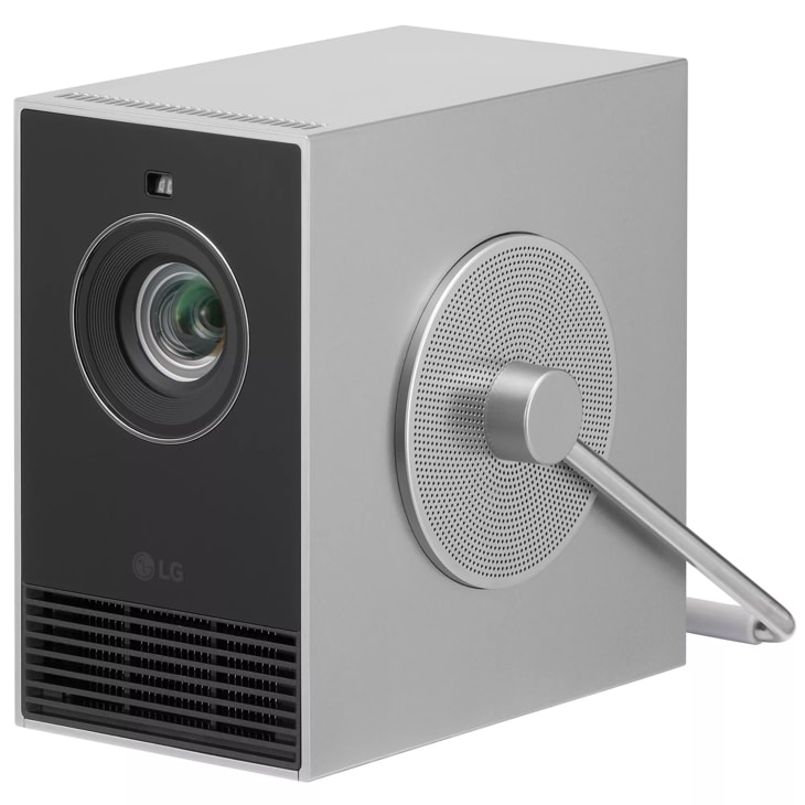 LG CineBeam Q silver ultra-compact projector product photo