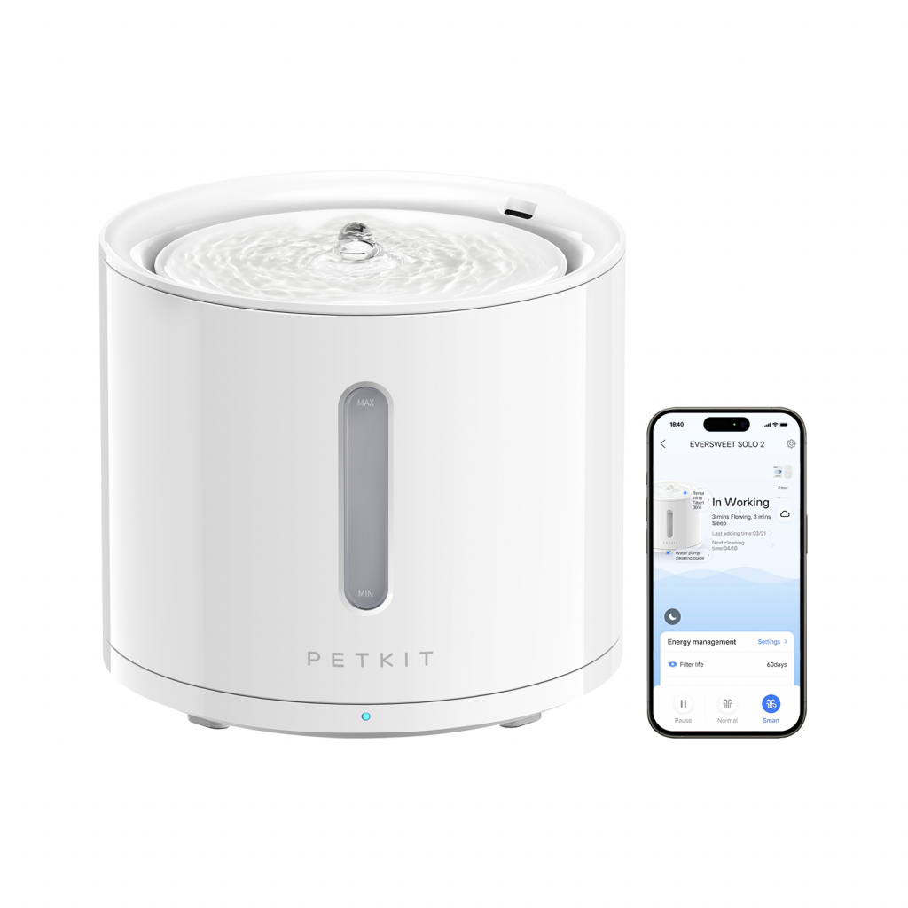 PETKIT Eversweet Solo 2 smart pet water fountain product photo