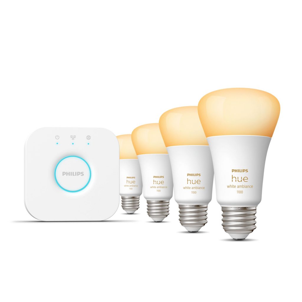 Philips Hue White Ambiance Starter Kit 4-pack with Bridge product photo