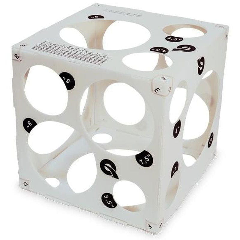 Qualatex balloon sizer box template product photo