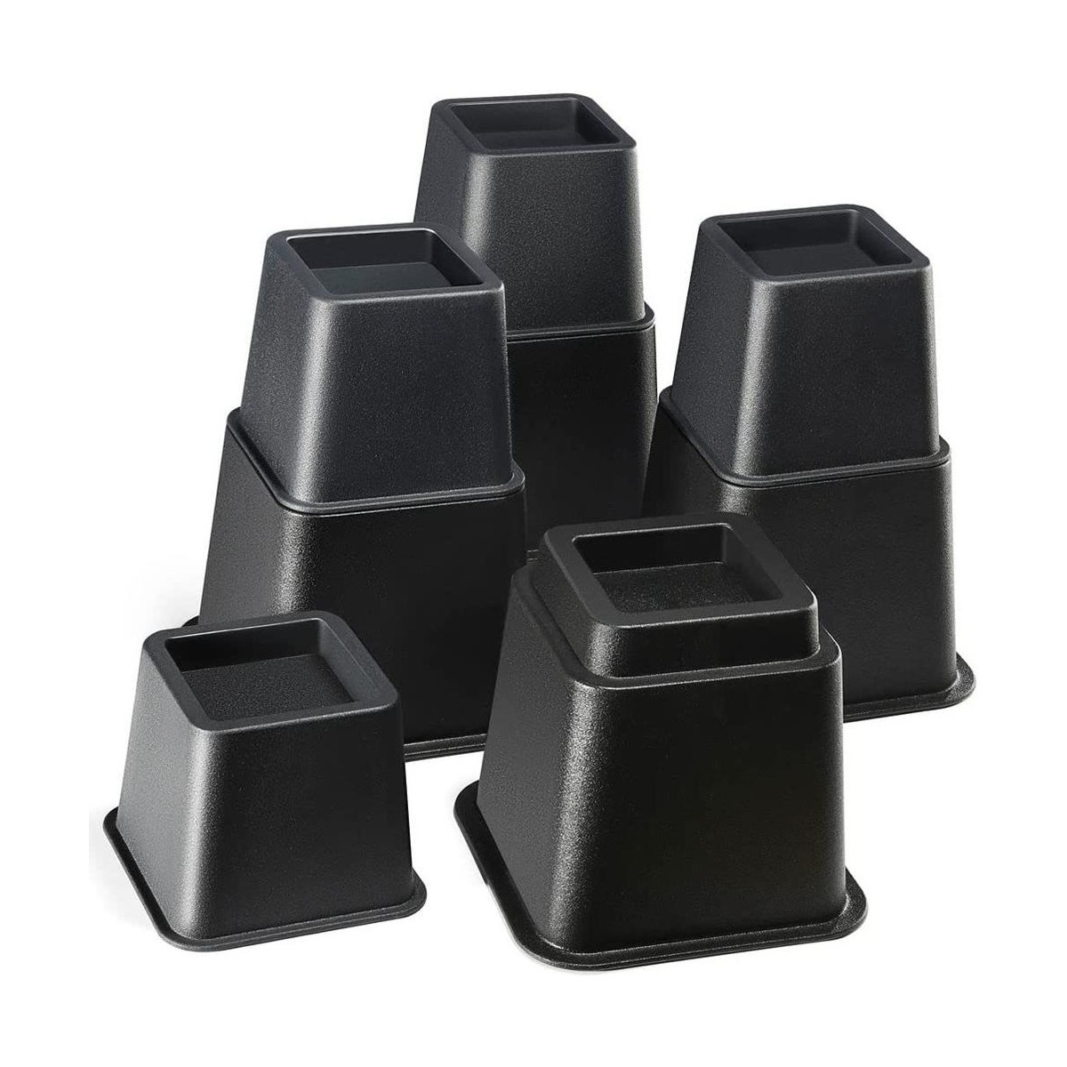 Home It adjustable bed risers set of eight