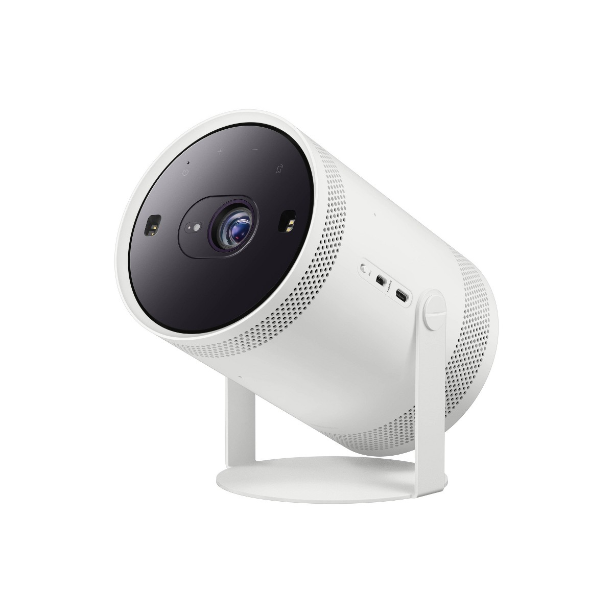 Samsung The Freestyle 2nd Gen projector on tilting stand product photo