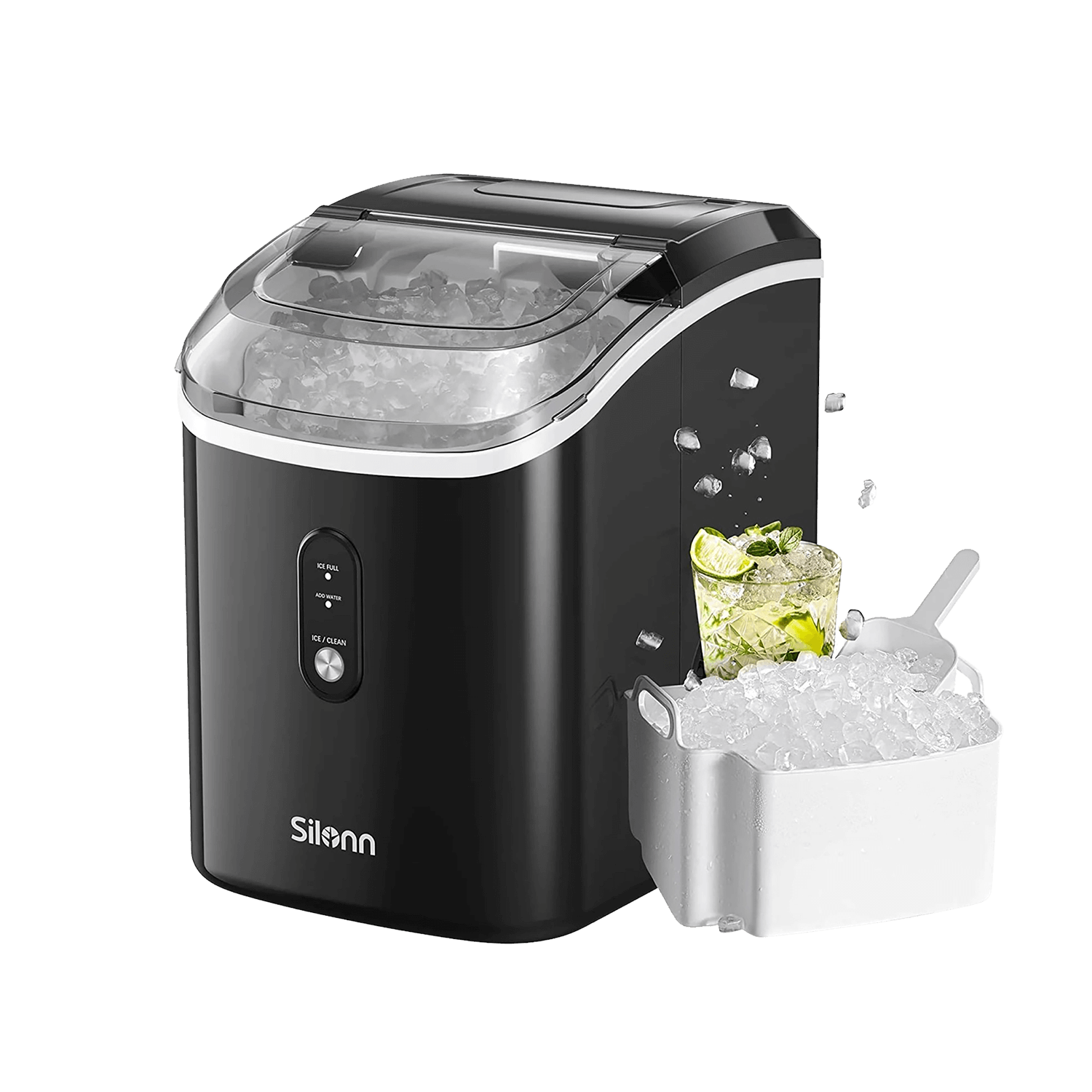 Silonn nugget ice maker countertop product photo