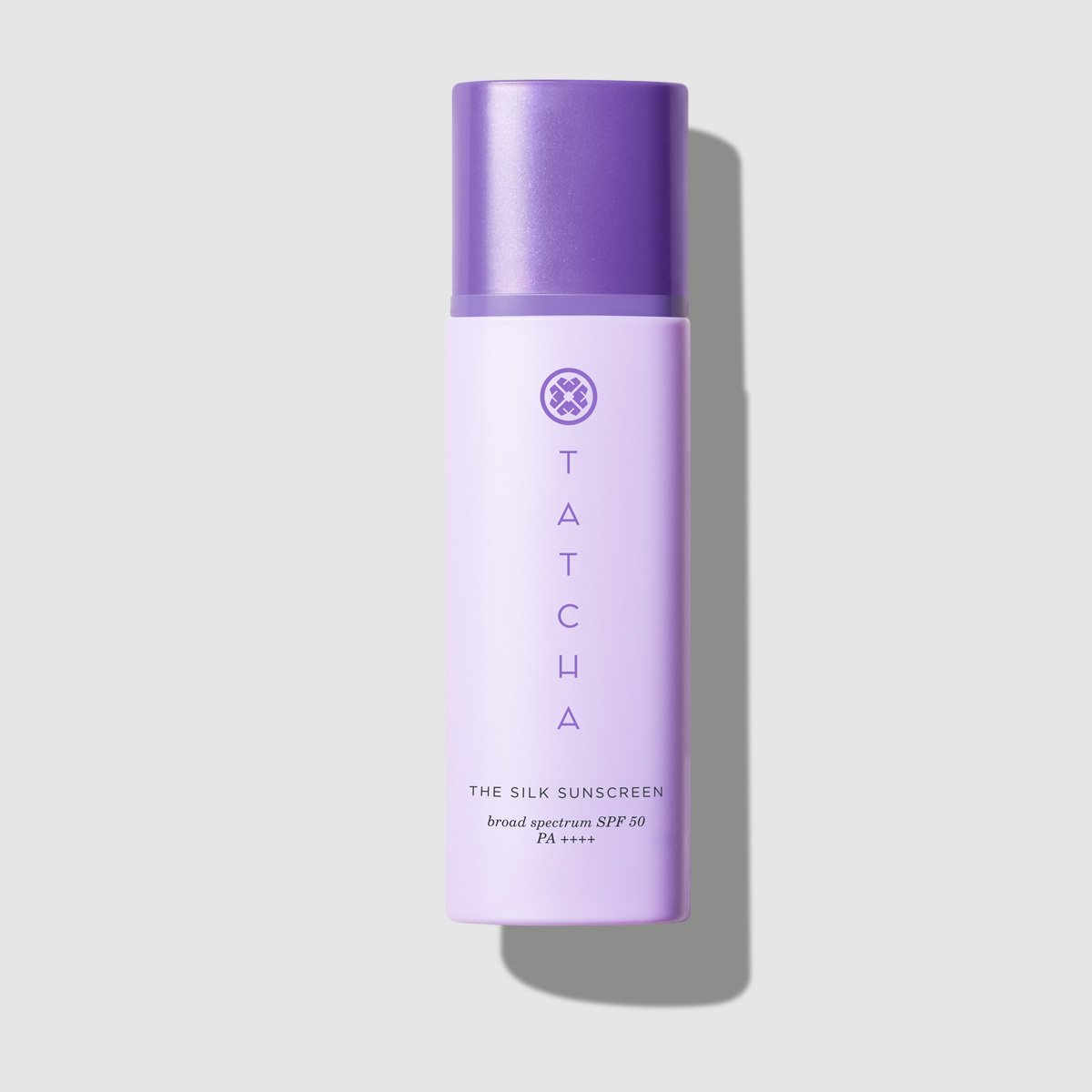 Tatcha The Silk Sunscreen lavender bottle product photo