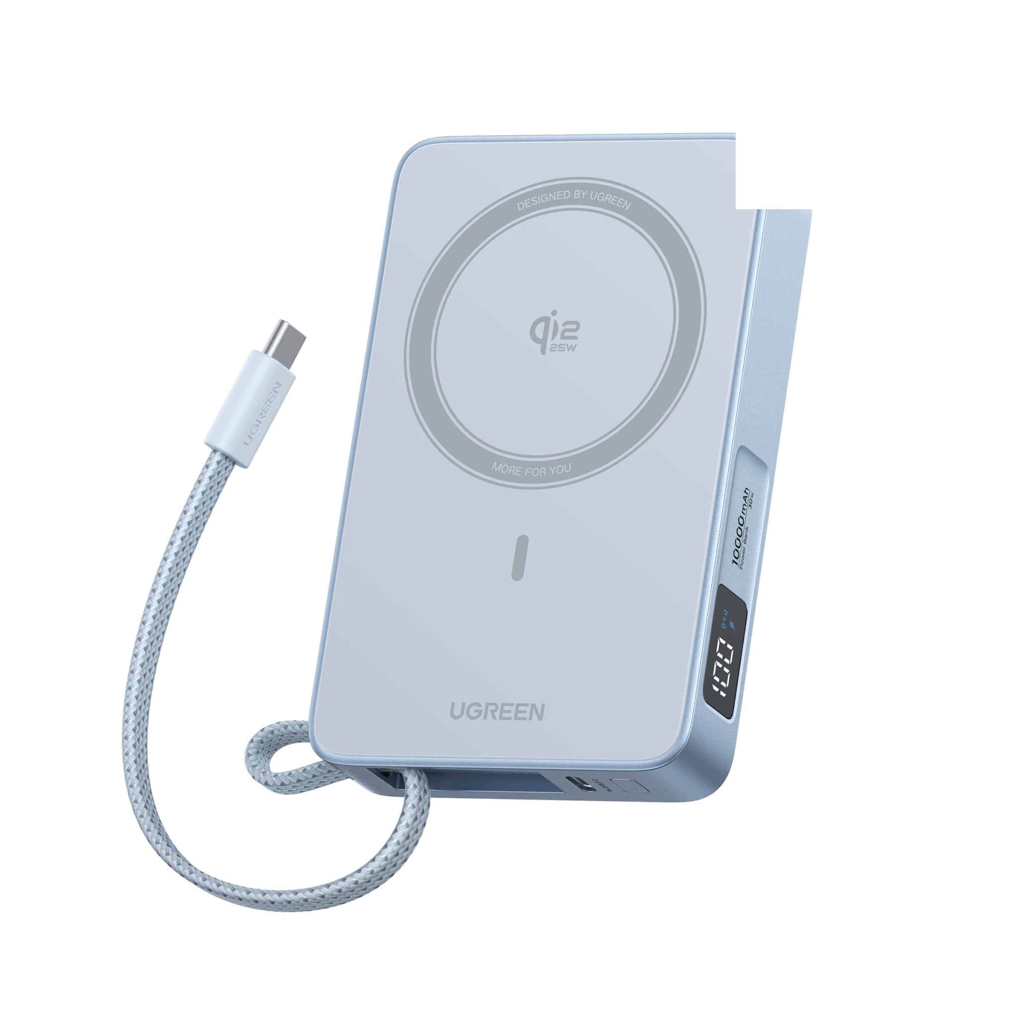 UGREEN MagFlow Qi2 25W magnetic power bank product photo