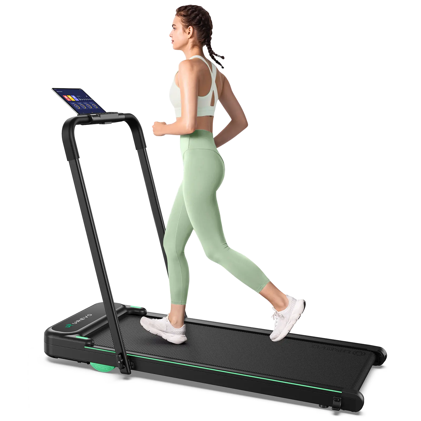 UREVO Strol 2E smart 2-in-1 folding treadmill product photo