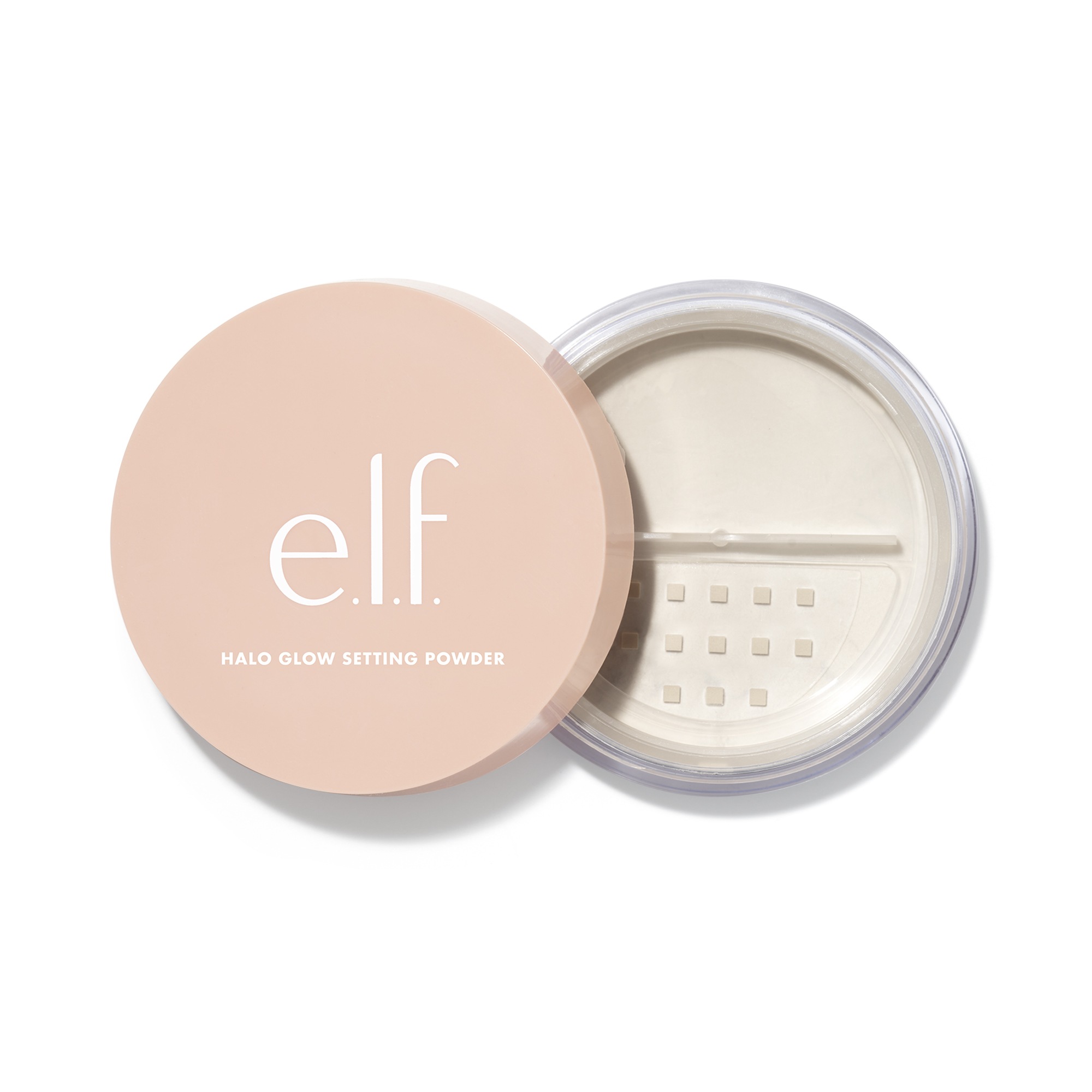 e.l.f. Halo Glow Setting Powder open jar product photo