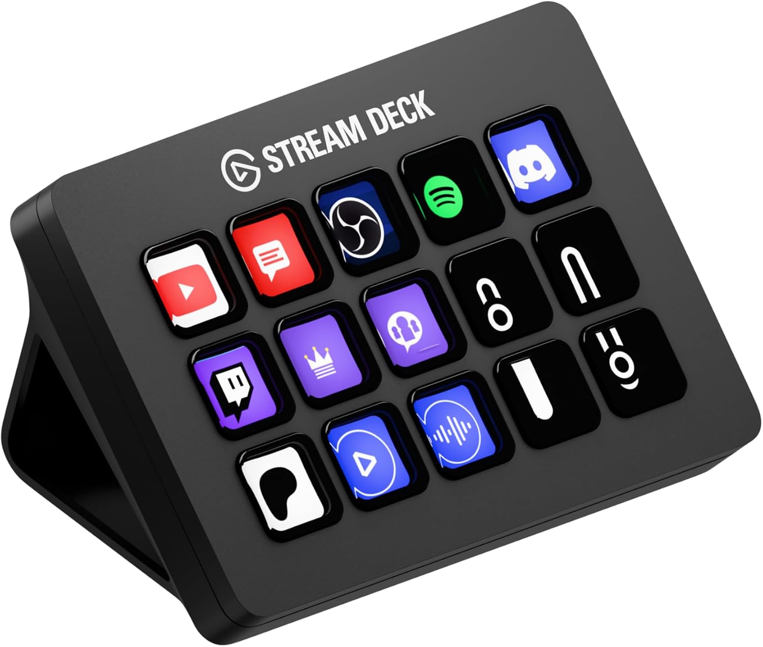 Elgato Stream Deck MK.2 studio controller with customizable macro keys product photo