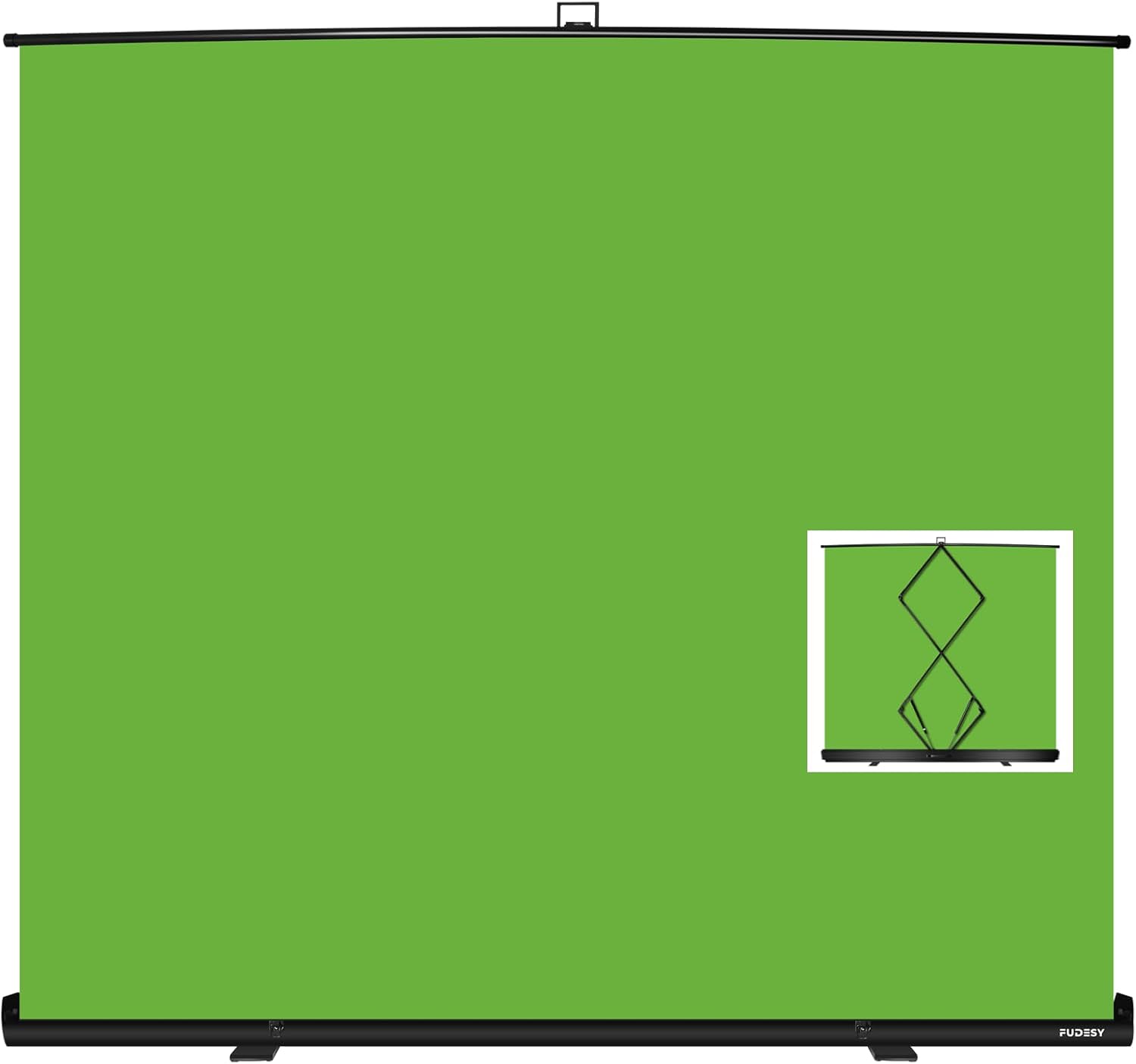 FUDESY collapsible green screen chromakey backdrop product photo