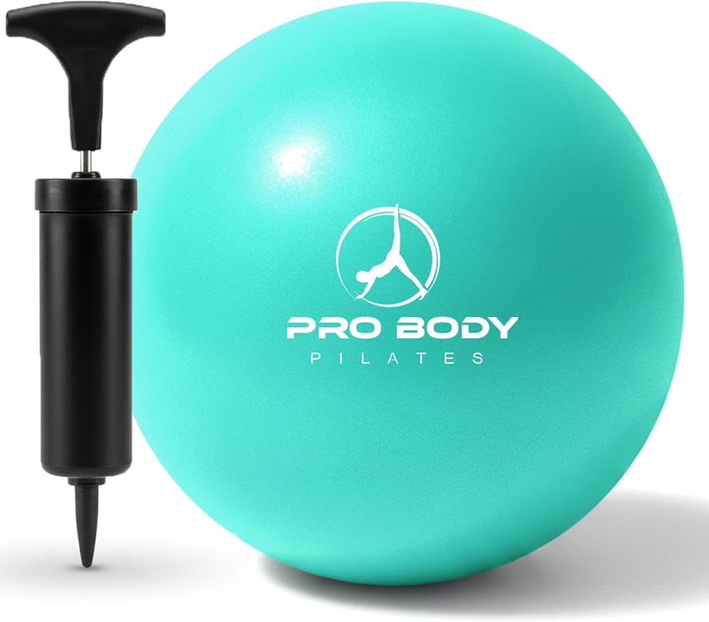 ProBody Pilates small exercise ball with hand pump