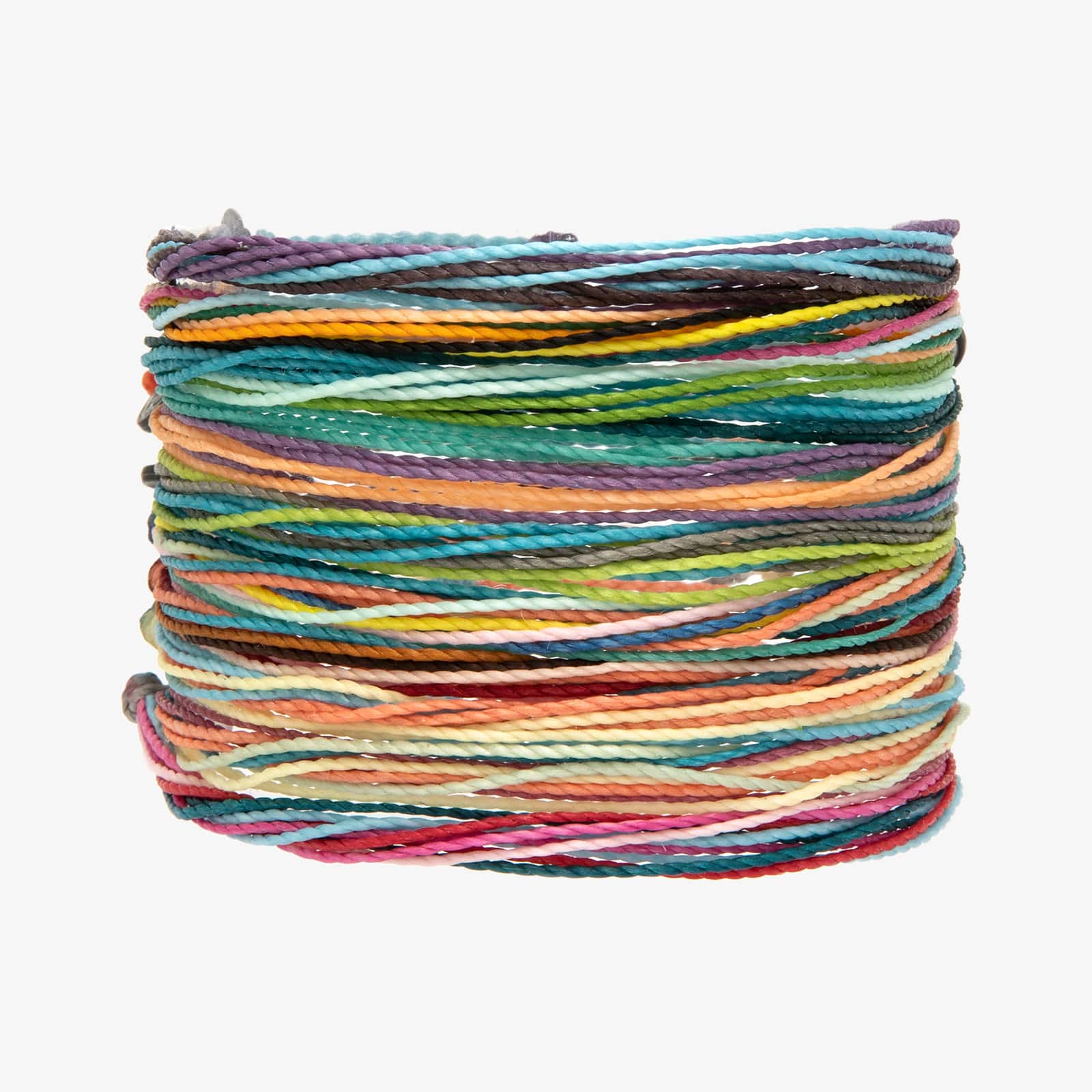 Pura Vida mixed-color friendship bracelet stack, 10 pack