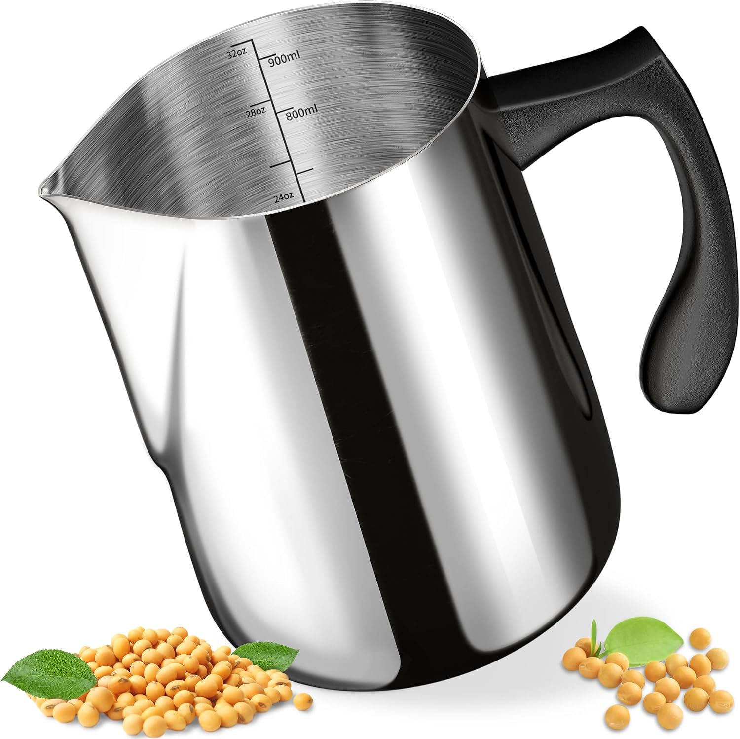 Stainless steel wax melting and pouring pot